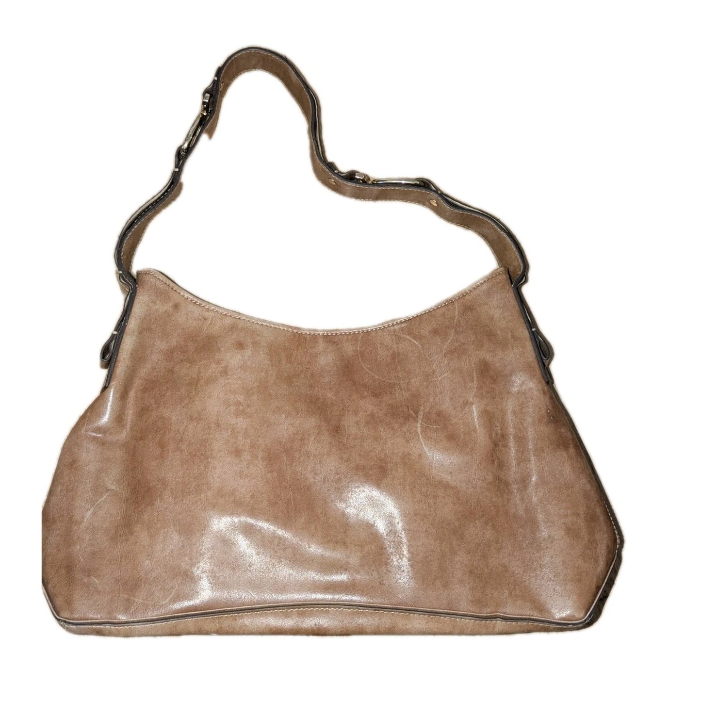 Liz Claiborne Cognac Hobo Style Leather shoulder Handbag