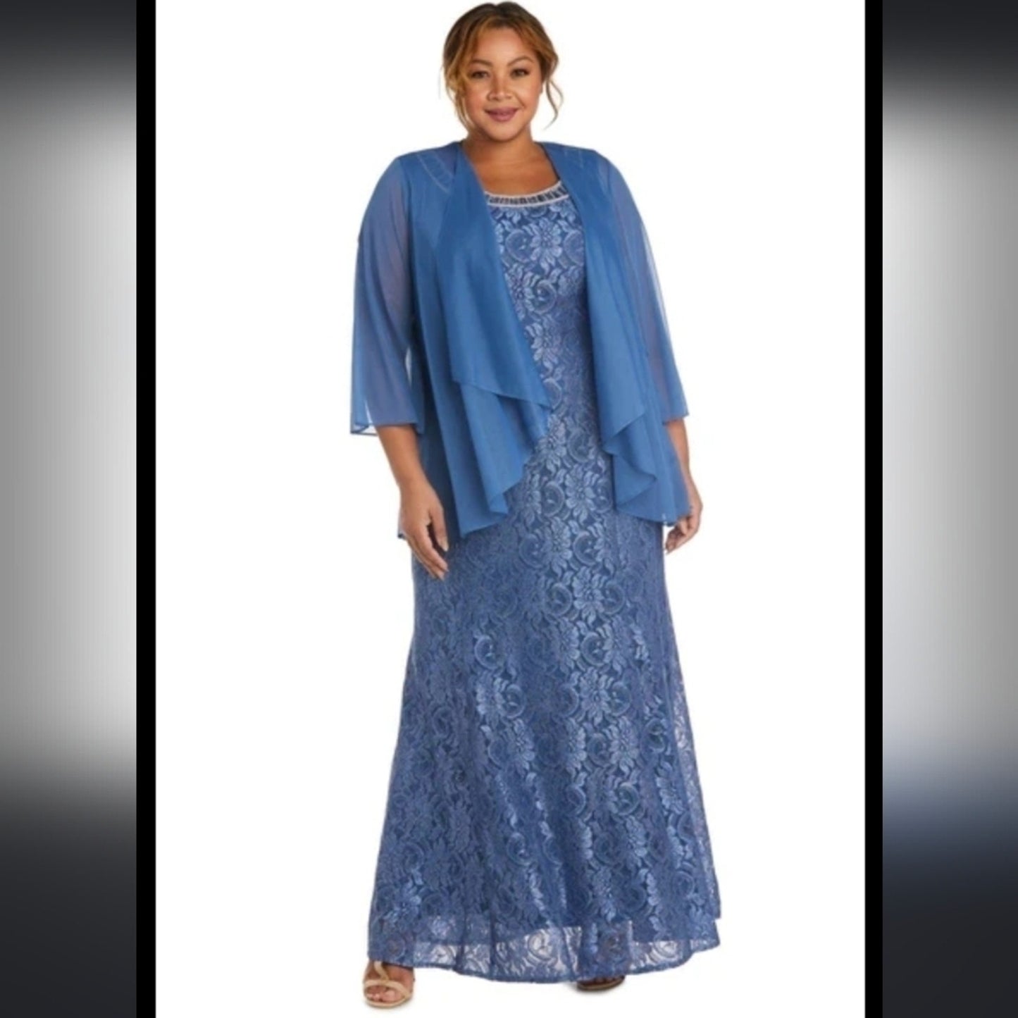 NWTs, Sz 6, Blue, Mother of the bride dress