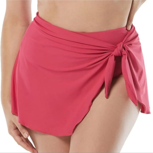 Halo Sarong Skirt Bikini Bottom — Shapemaker— Tummy Control Size XL #A20
