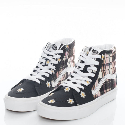 nwt Vans Women's Black and White High-Top Sneakers Sz 6.5
