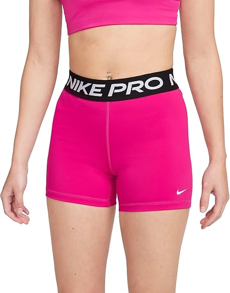 NWTs Nike Pro 365 Women's 5" Shorts, Medium, Fireberry/Black/White. Size XL. RS 97