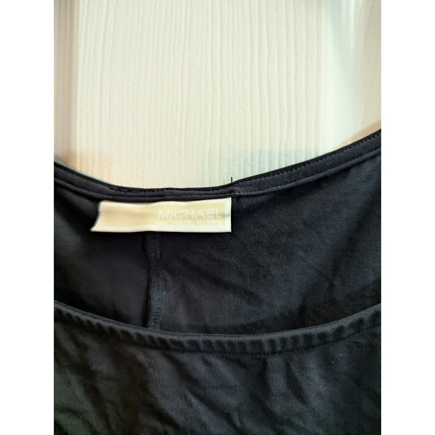 Michael Kors Womens Black Classic Side Tie Swim Cover-Up Size Medium #G41