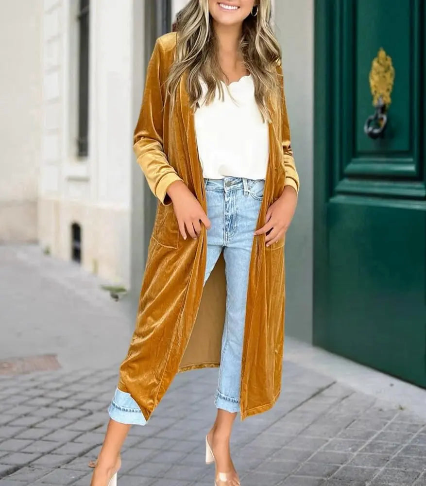 Gold Duster - Scarlett's Riverside Boutique 