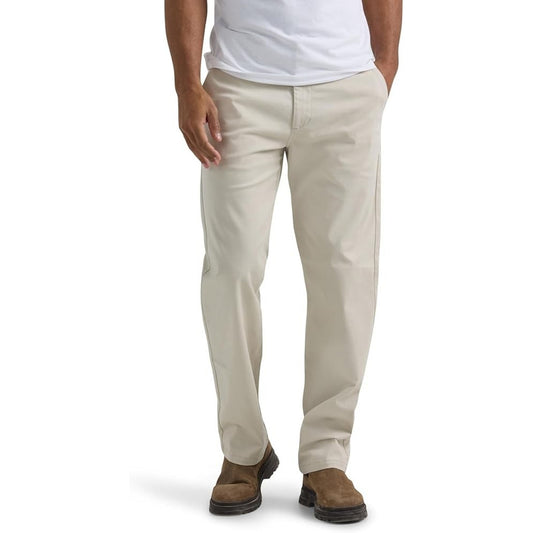 Lee Extreme Comfort Chinos Men's 32x34 Light Khaki Relaxed Fit