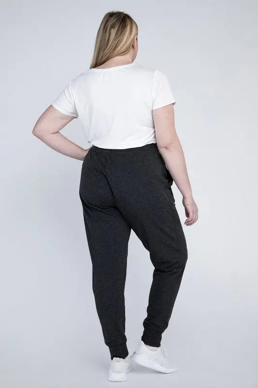 Plus-Size Jogger Pants - Scarlett's Riverside Boutique 