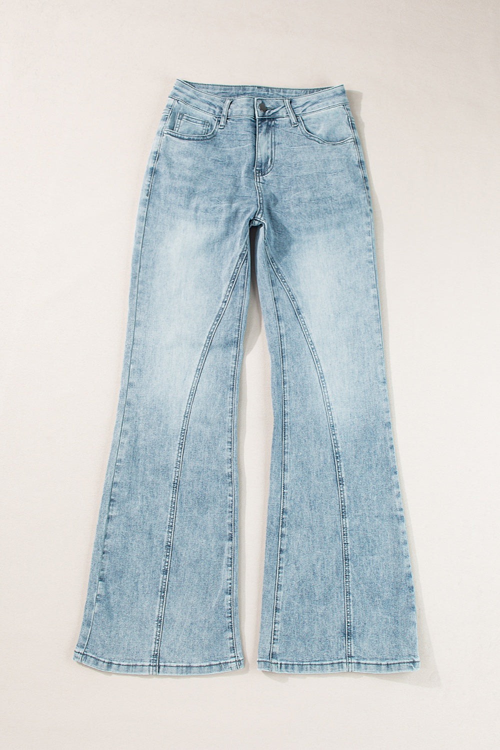 High Waist Bootcut Jeans with Pockets - Scarlett's Riverside Boutique 