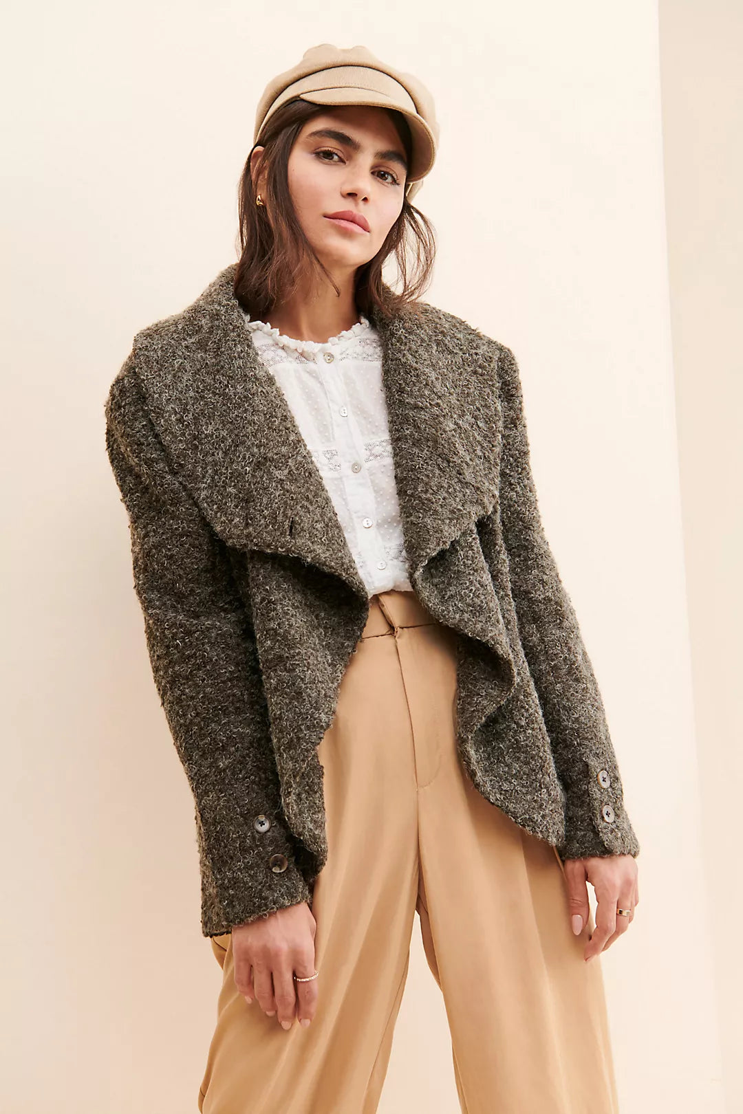 NWTs, Anthropologie FRENCHMAUVE Briella Boucle Blazer - Scarlett's Riverside Boutique 