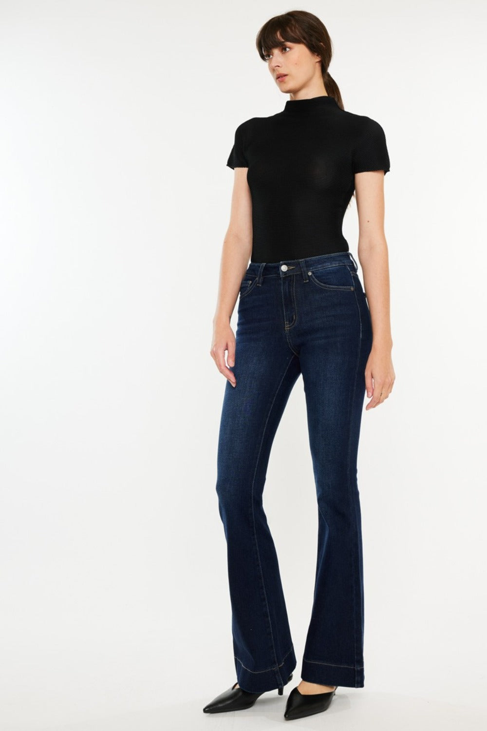 Kancan High Rise Slim Flare Jeans - Scarlett's Riverside Boutique 