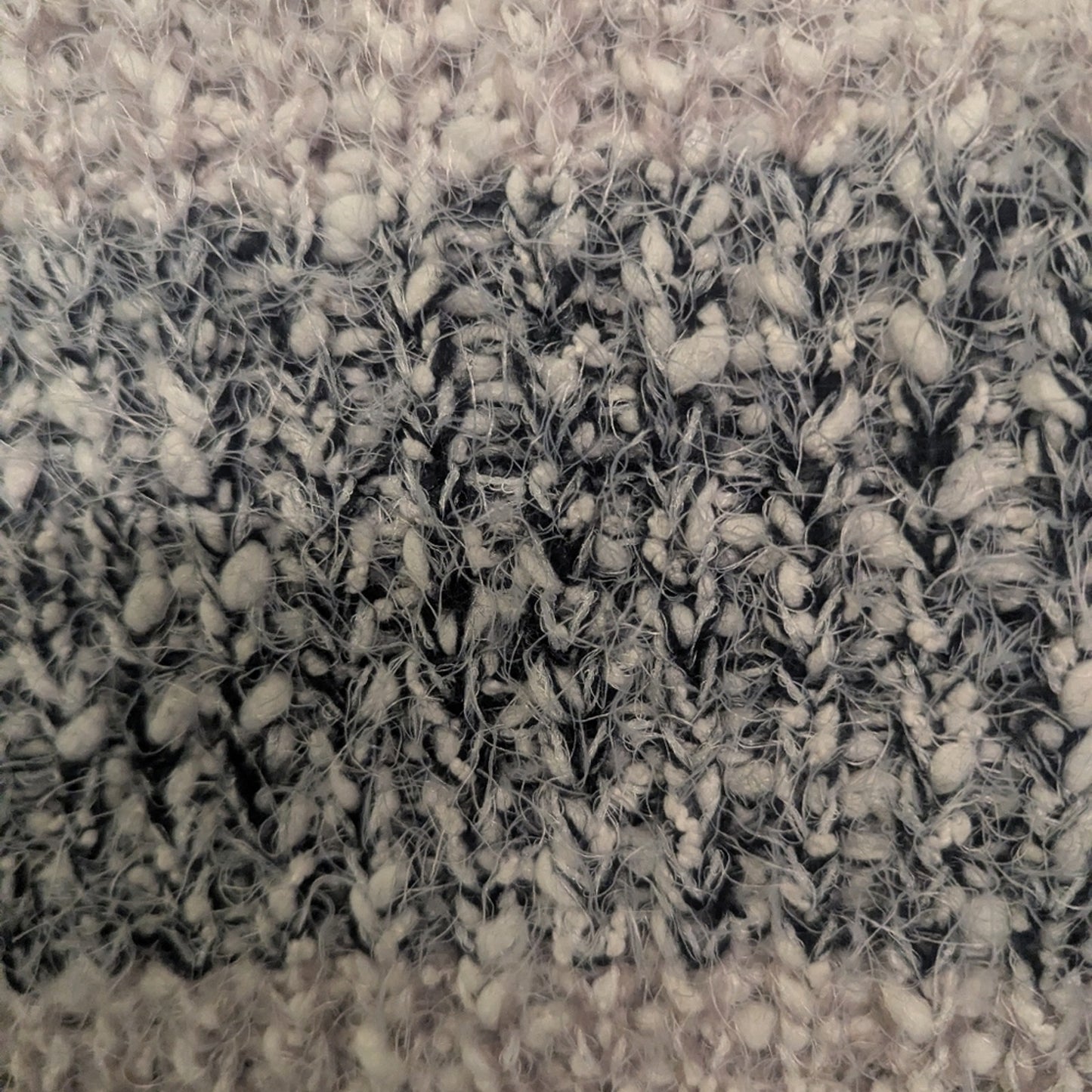 Maurices Size M, Chunky Knit Open Front Cardigan – Gray & Cream Striped Cozy.C34