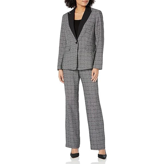 NWTs, 20W Gray Blazer and Pants Set. Le Suit Brand. #97