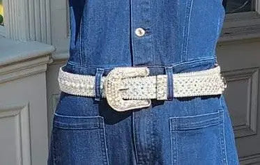 Rhinestone belt - Scarlett's Riverside Boutique 