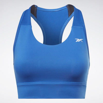NWT Reebok High Impact Sports Bra XS Blue Racerback Compression. #A59