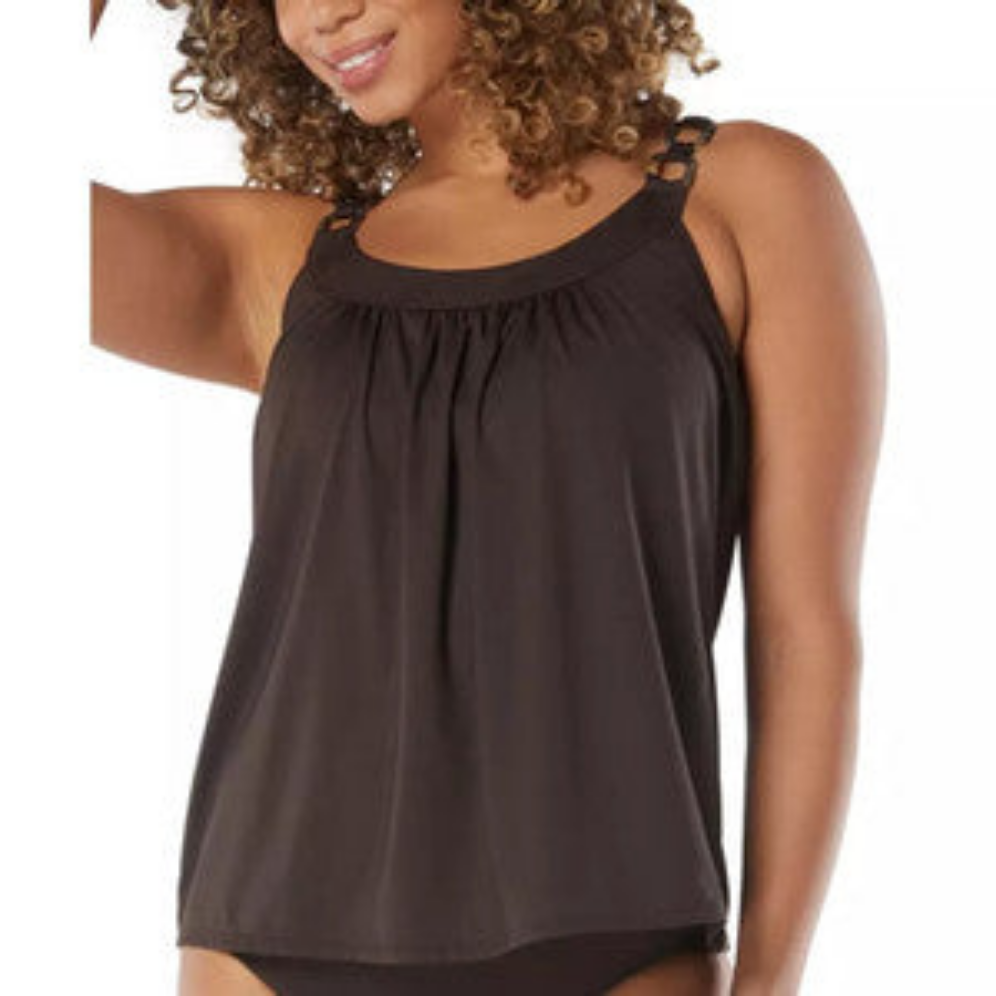 NWT, Coco Reef Ultra Fit Bra Sized Underwire Tankini Top - Size 34 D #97