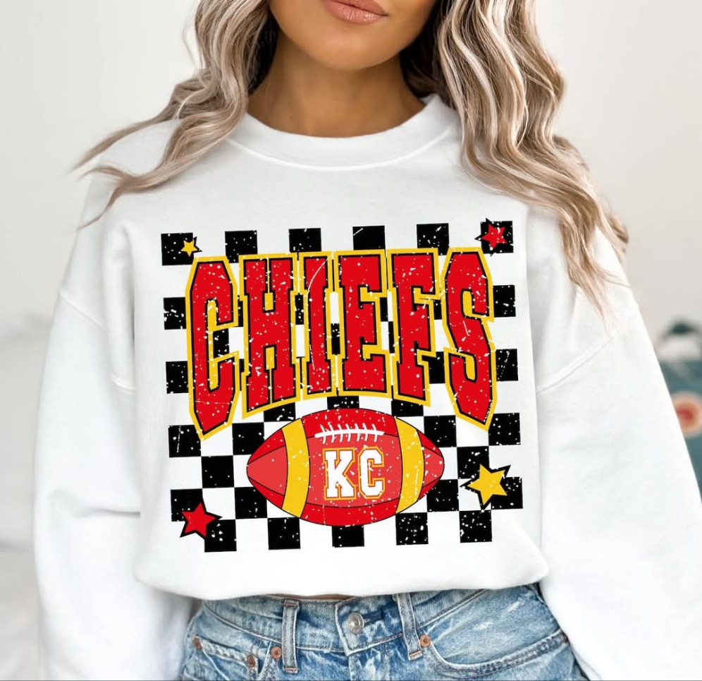 KC white sweatshirt