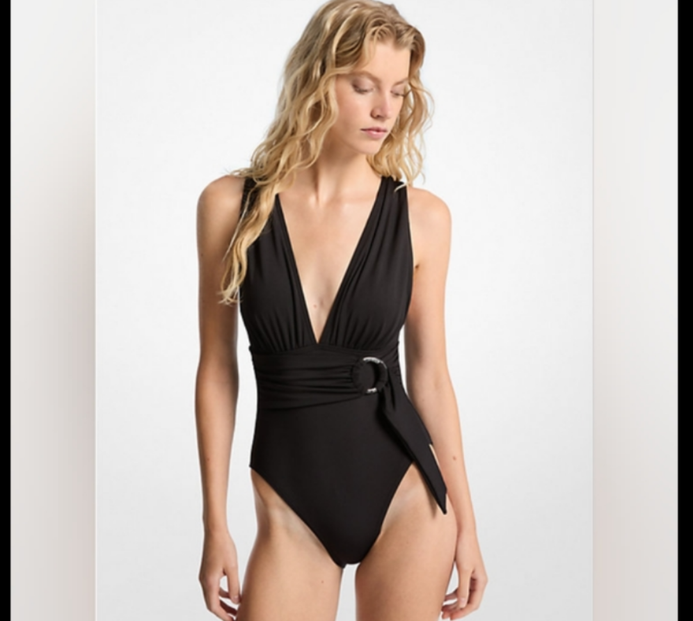 NWTs, MICHAEL Michael Kors Stretch Nylon Swimsuit Size 10