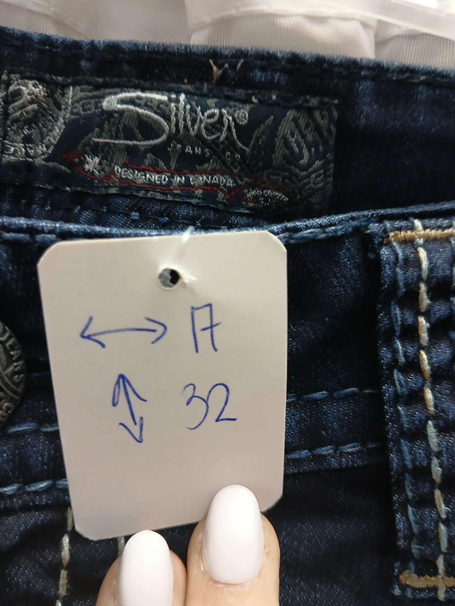 Silver Frances Jeans Size 30/35 RS 84