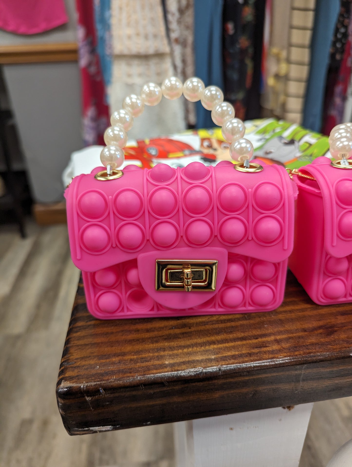 Kids pearl pop it purse - Scarlett's Riverside Boutique 