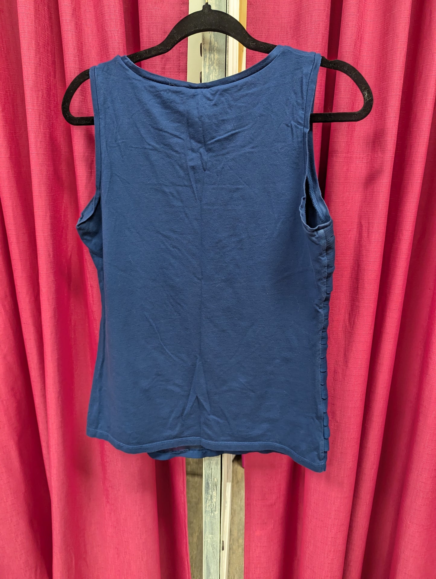 Ann Taylor blue blouse - Scarlett's Riverside Boutique 