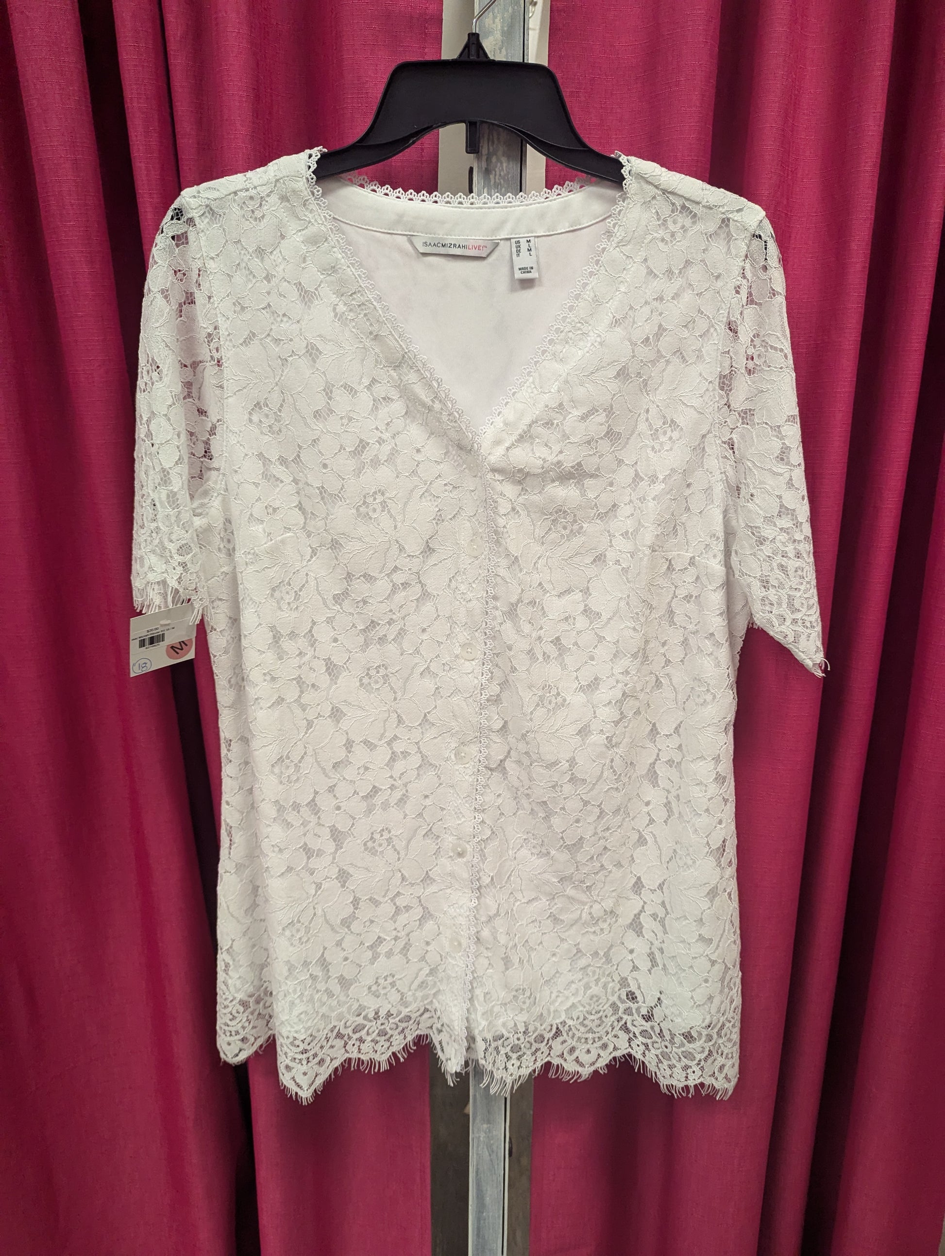 Isaac Mizrahi Blouse RS 18 - Scarlett's Riverside Boutique 