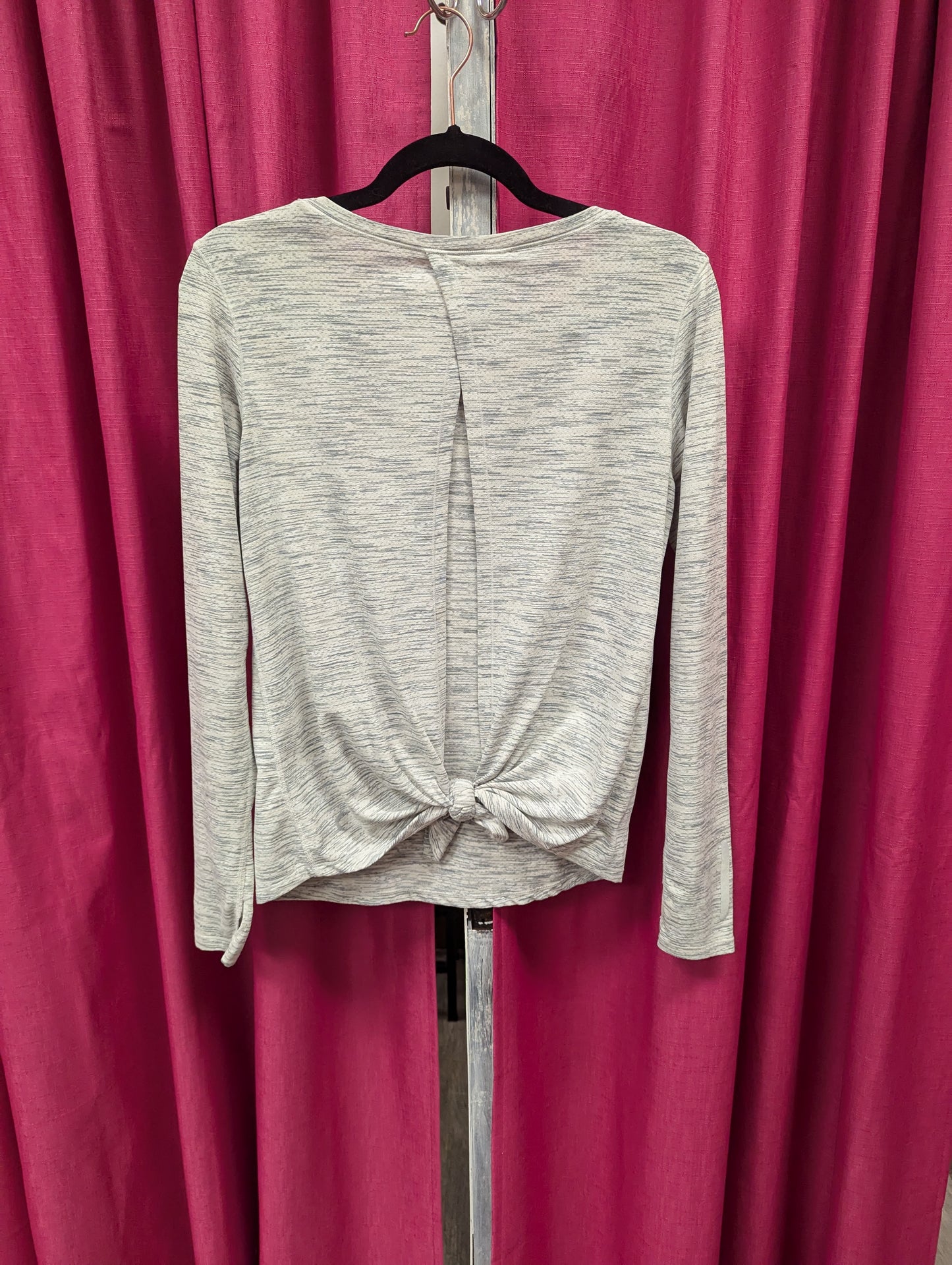 Zyia grey LS top RS 71 - Scarlett's Riverside Boutique 