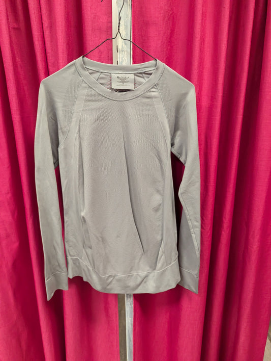 Athleta womens LS grey top RS 71 - Scarlett's Riverside Boutique 