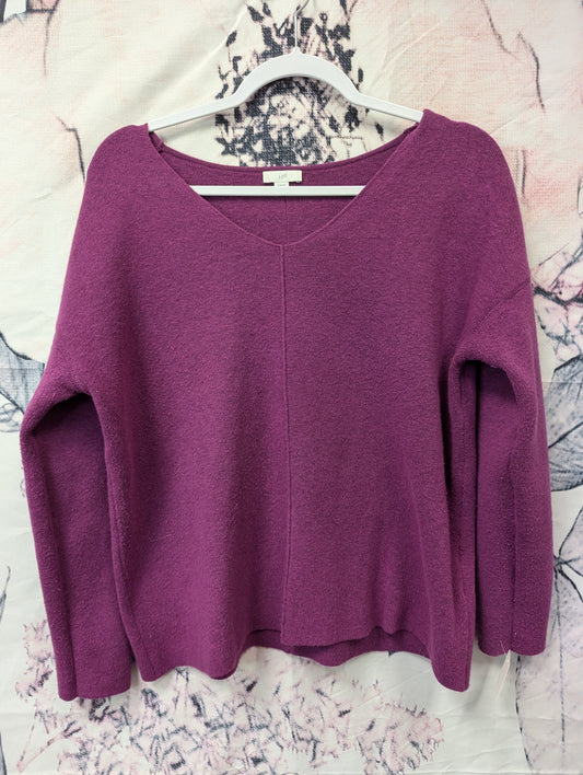 J Jill purple cotton sweater. Size S. RS 80