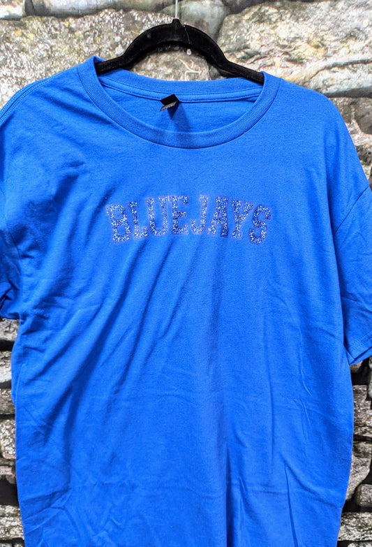 Washington blue jays glitter T-shirt