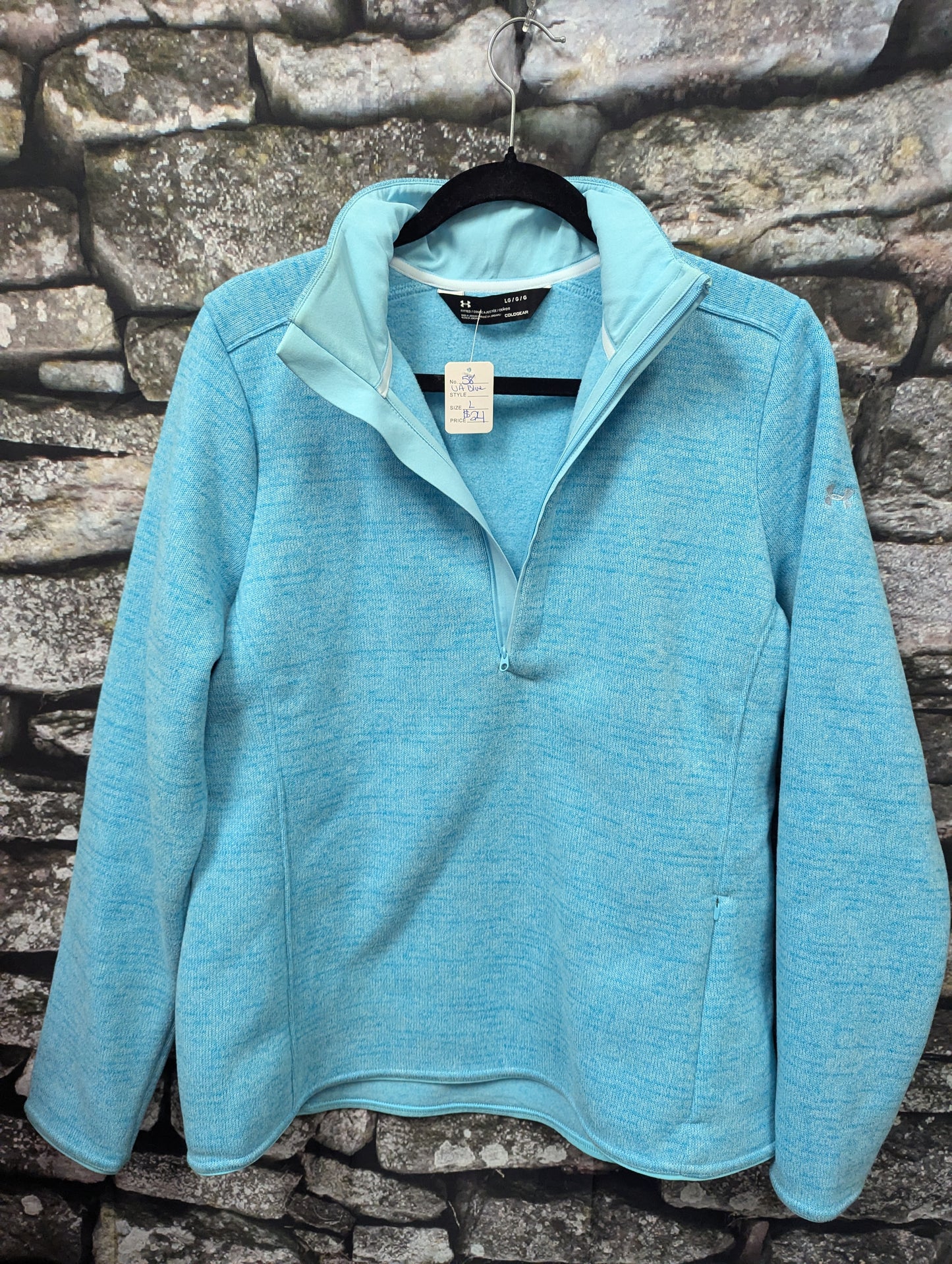 Blue UA pull over. Size Large. RS 58