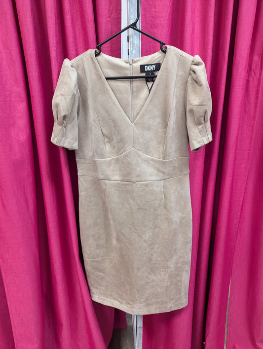 Faux suede dress, size 14. RS 63