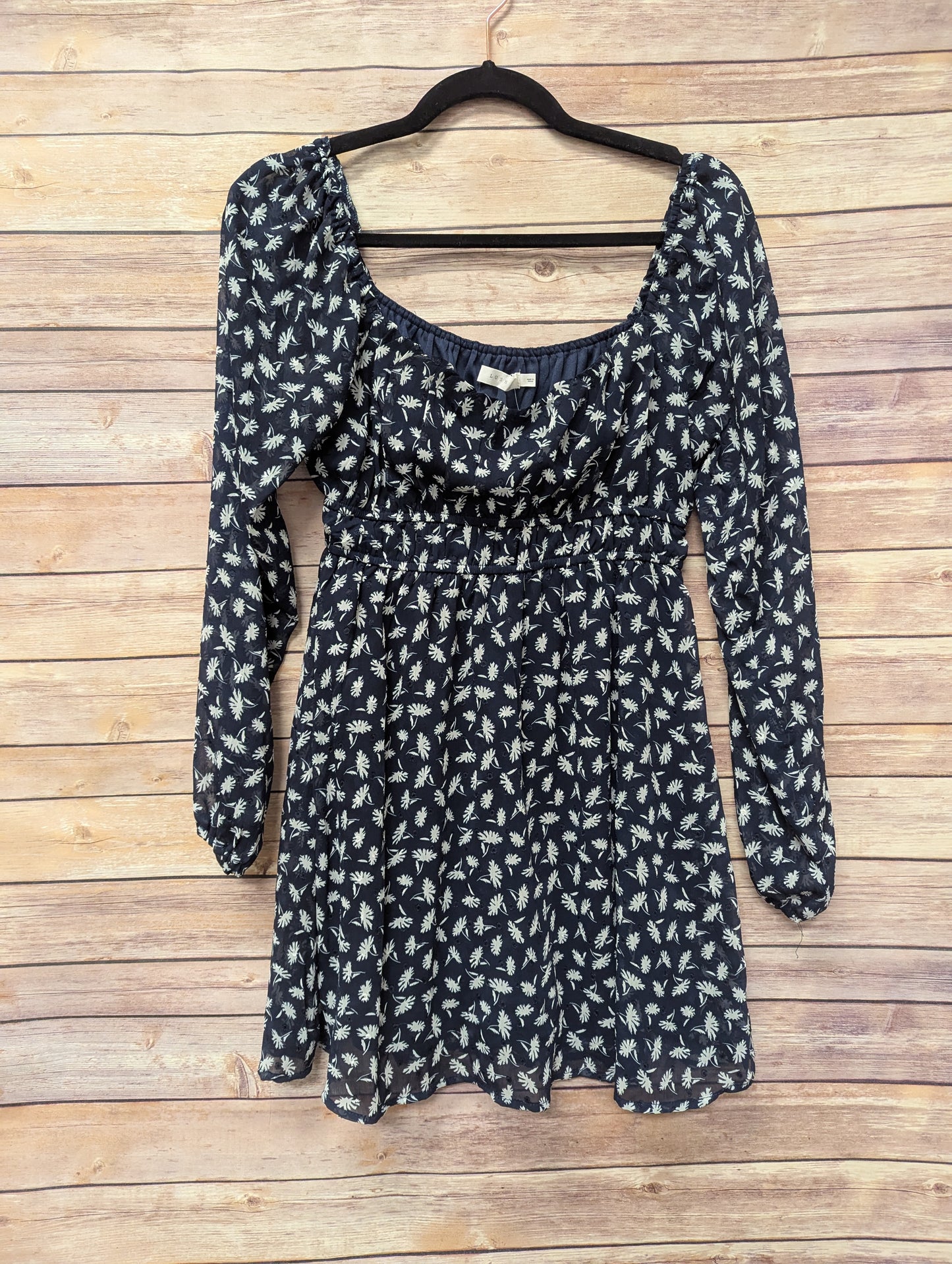 Lush navy floral romper. Size S