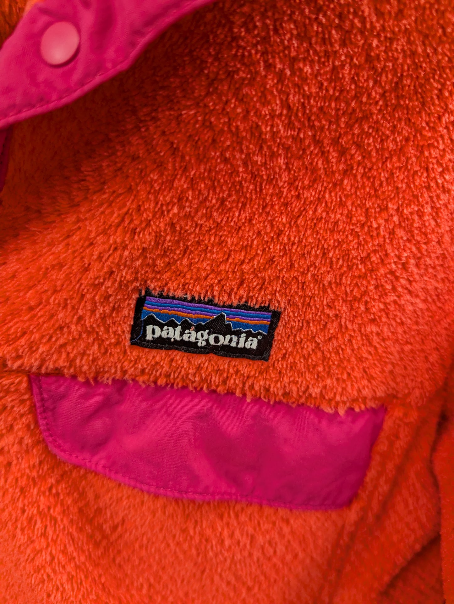 Patagonia women's fleece pink pullover. Size S. RS 65