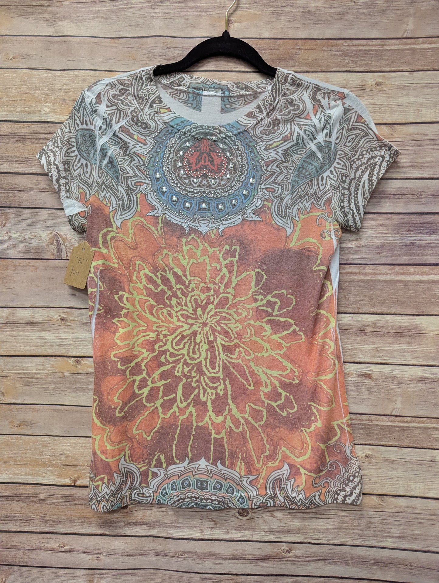 Max Rave Embellished shirt, Size small