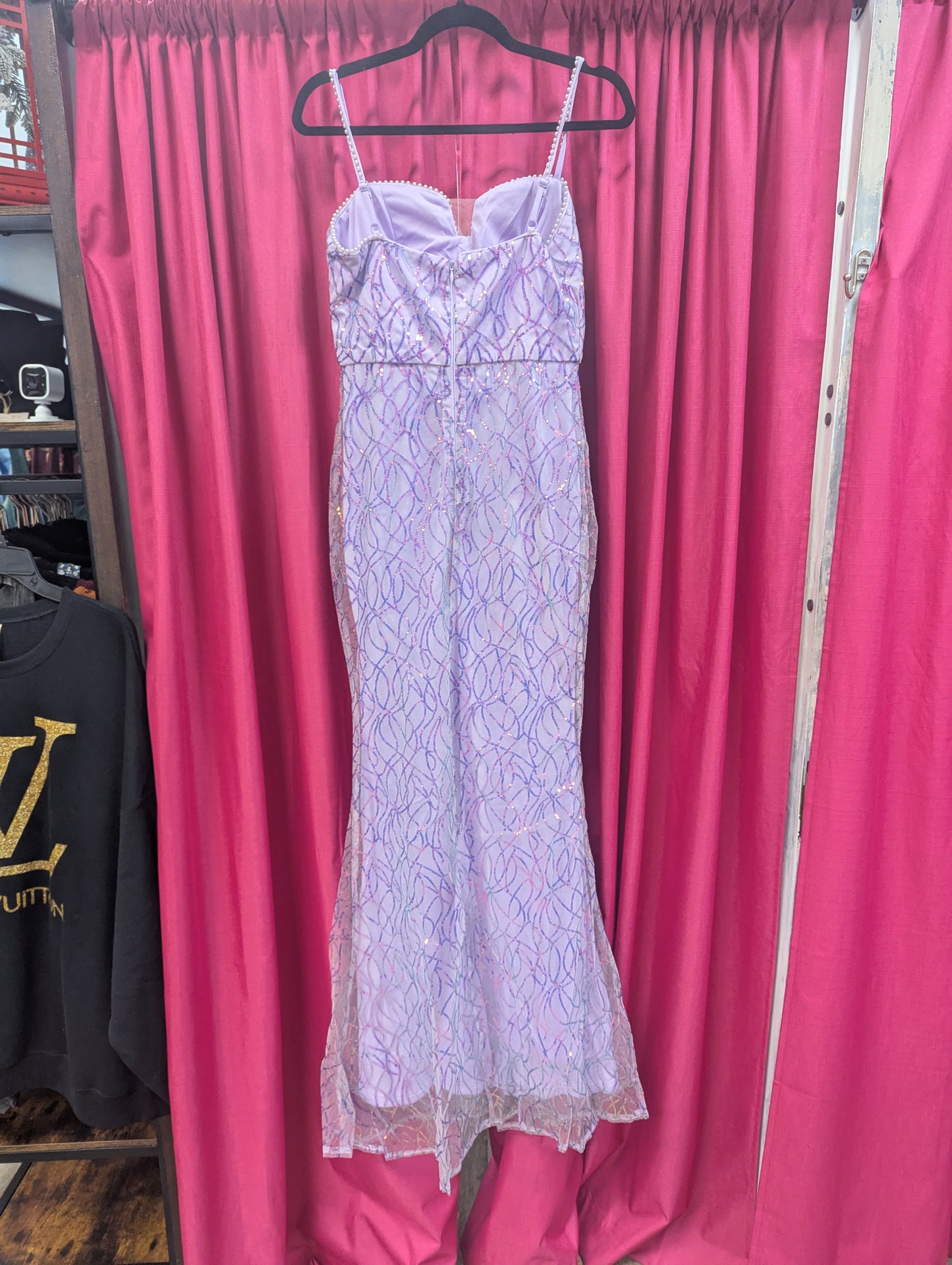 Purple formal, prom dress size M.