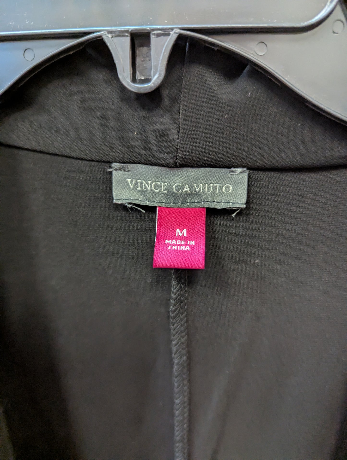 Vince Camuto Drape Front Blouse Top Olive Size M Scooped Neck Casual Elegance. #97