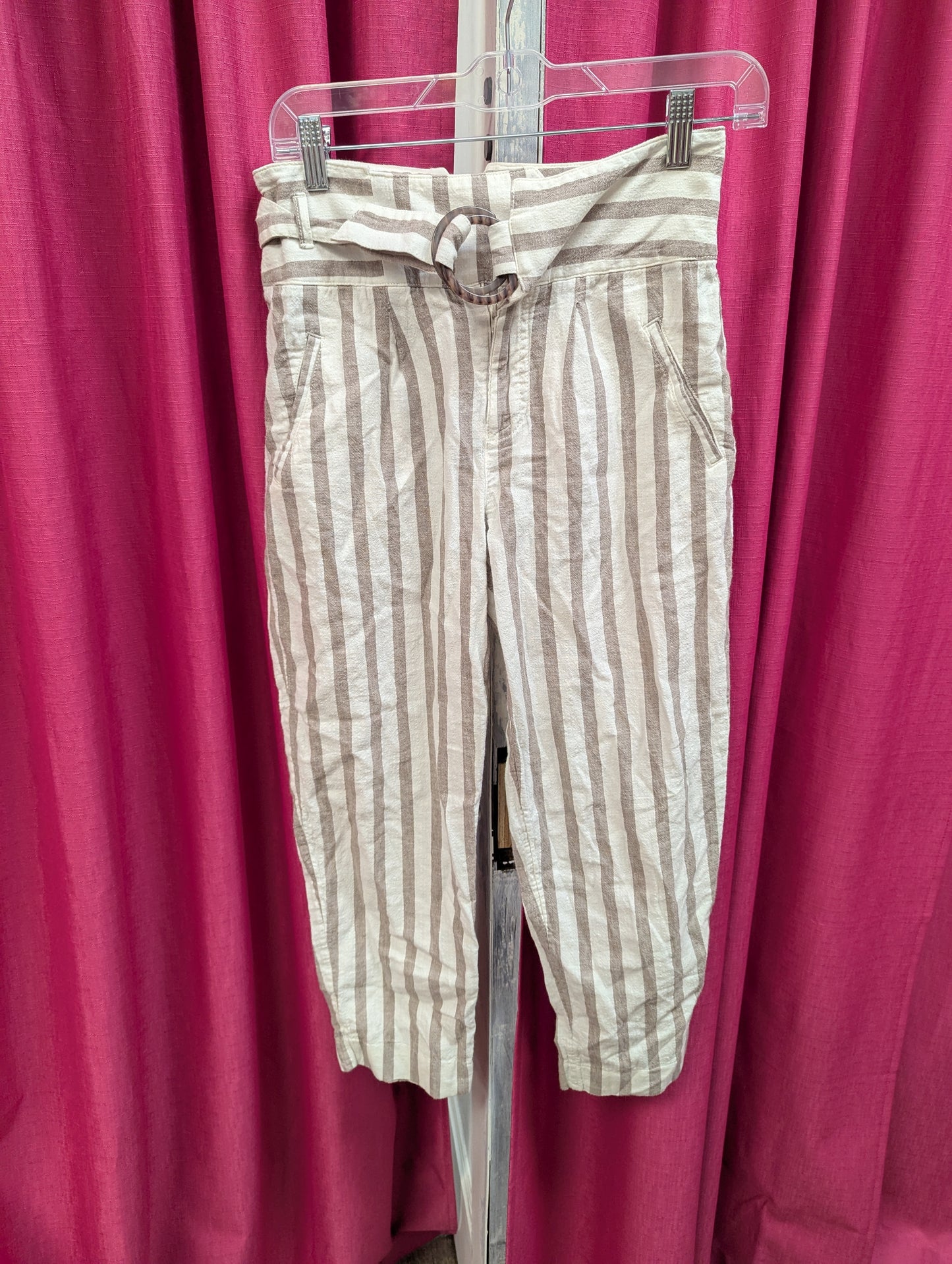 Anthropologie oasis striped pants. Sz 6. #99