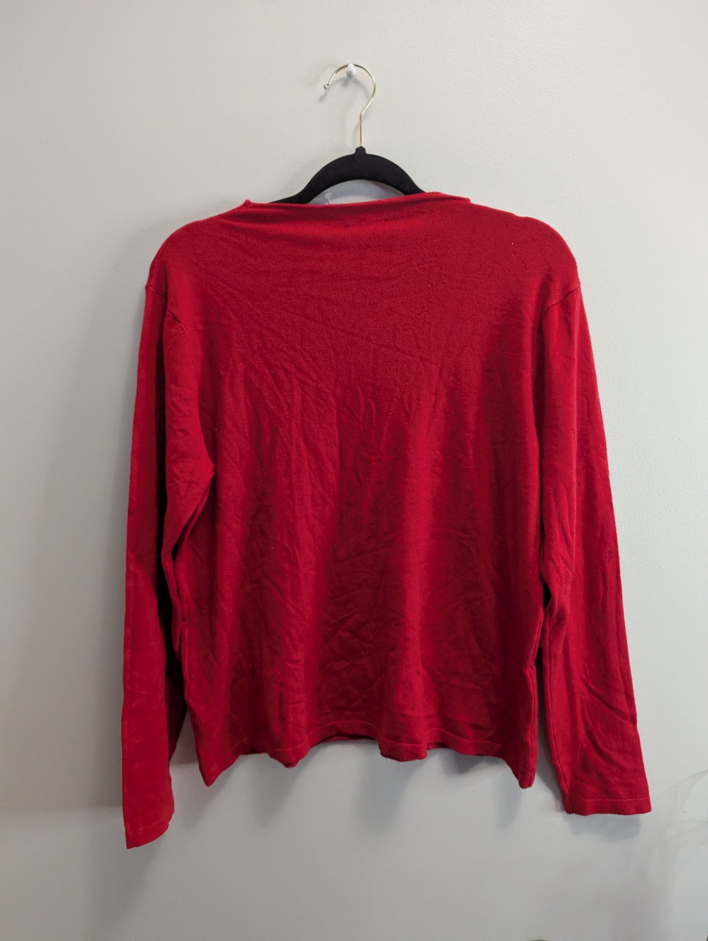 NWTs, Red Vila Milano sweater, sz XL. #97