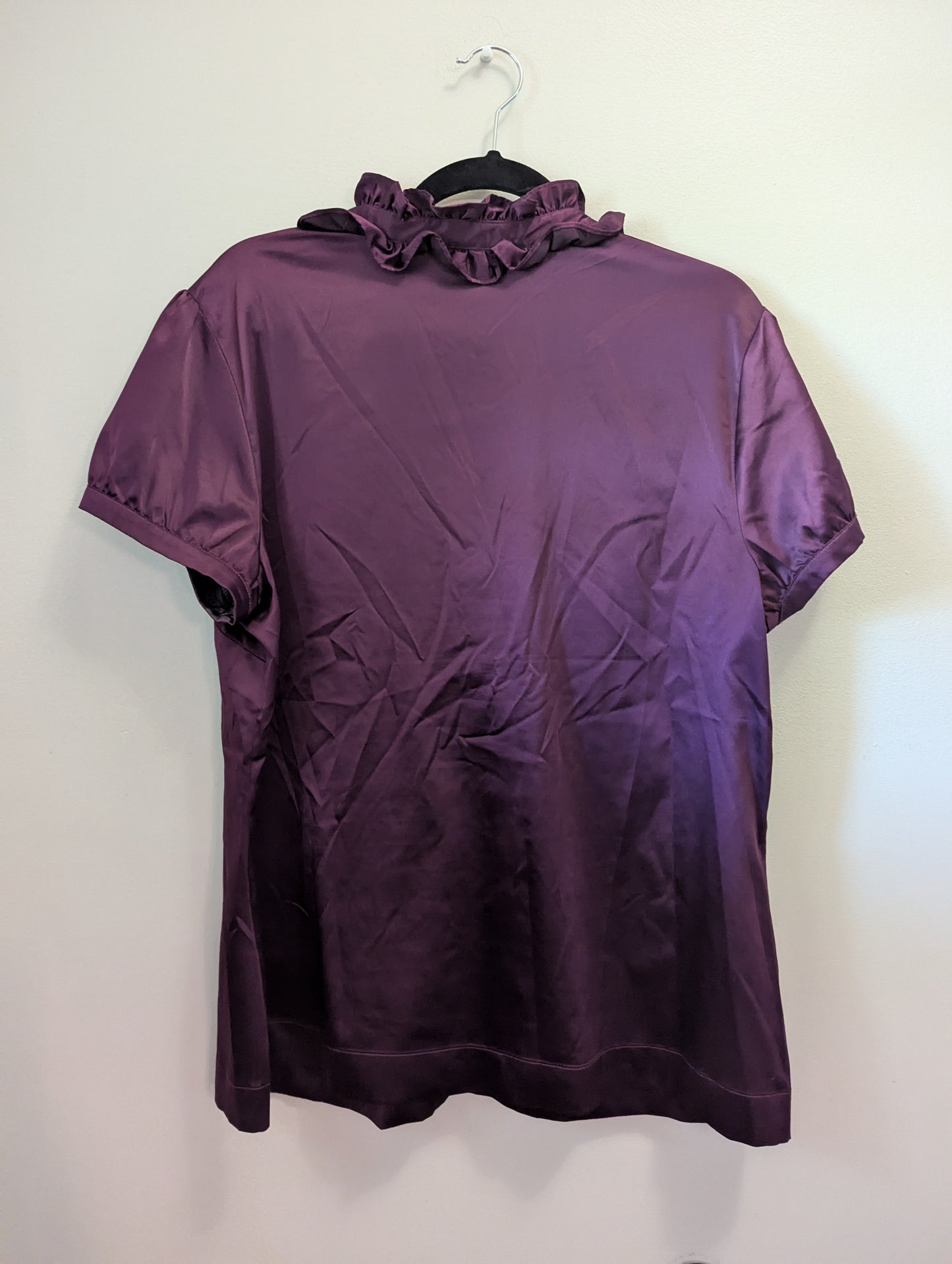 Ann Taylor purple blouse sz XL #105