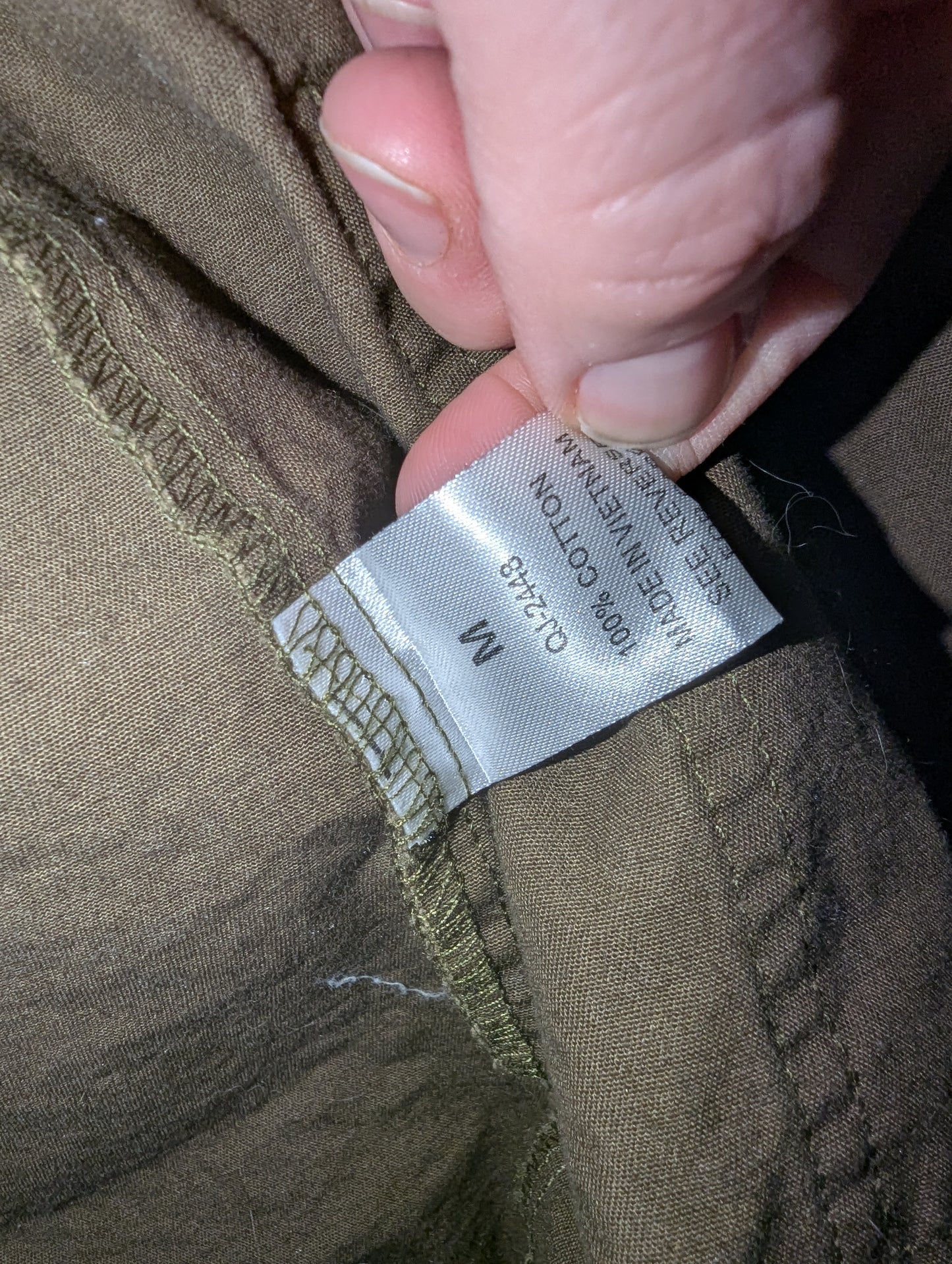 Olive Green Utility Vest by Zenana Sz M