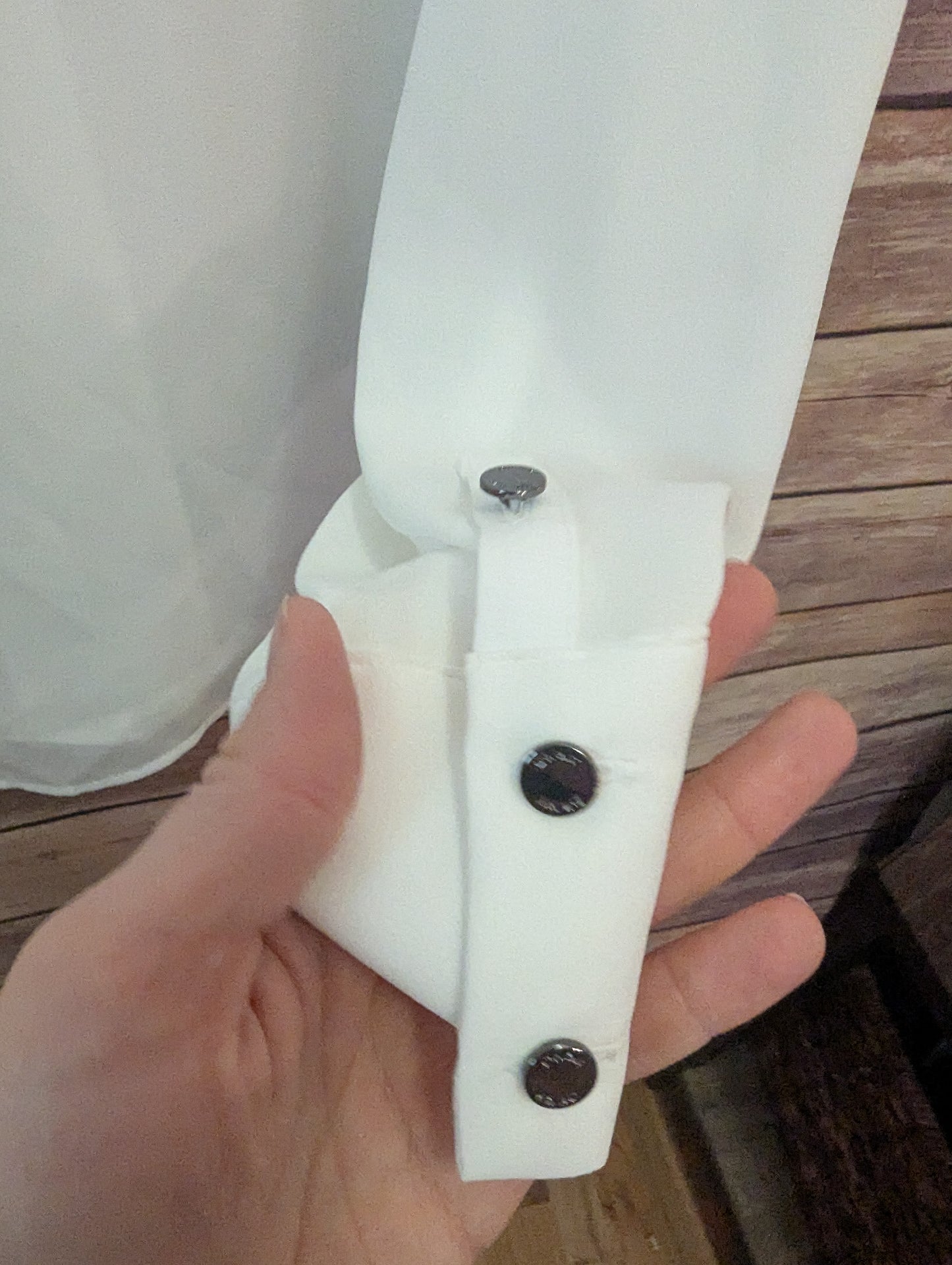 DKNY White Blouse with Black Trim Sz XL #97