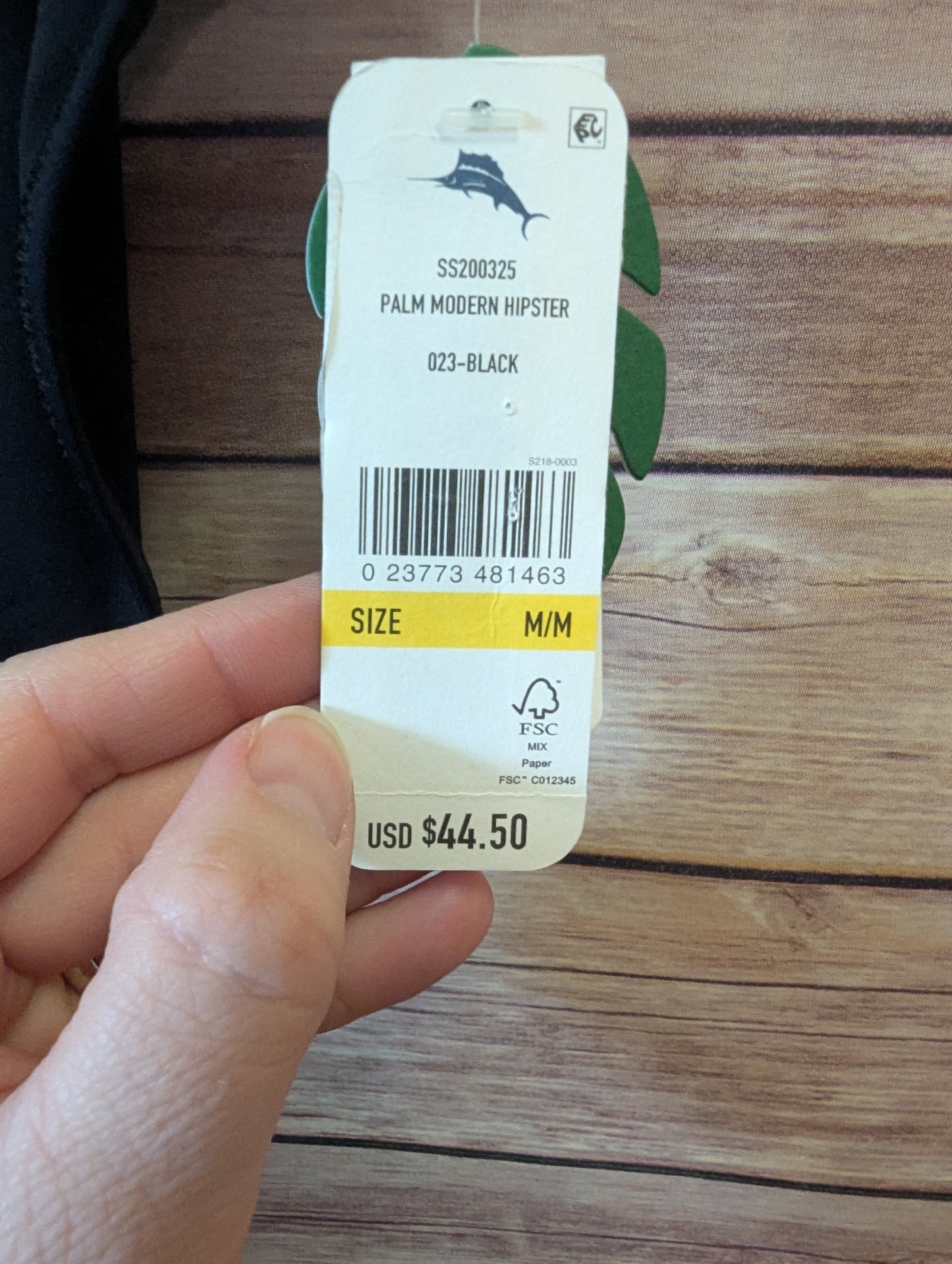 NWTs, Tommy Bahama black swim bottoms. Sz M #97