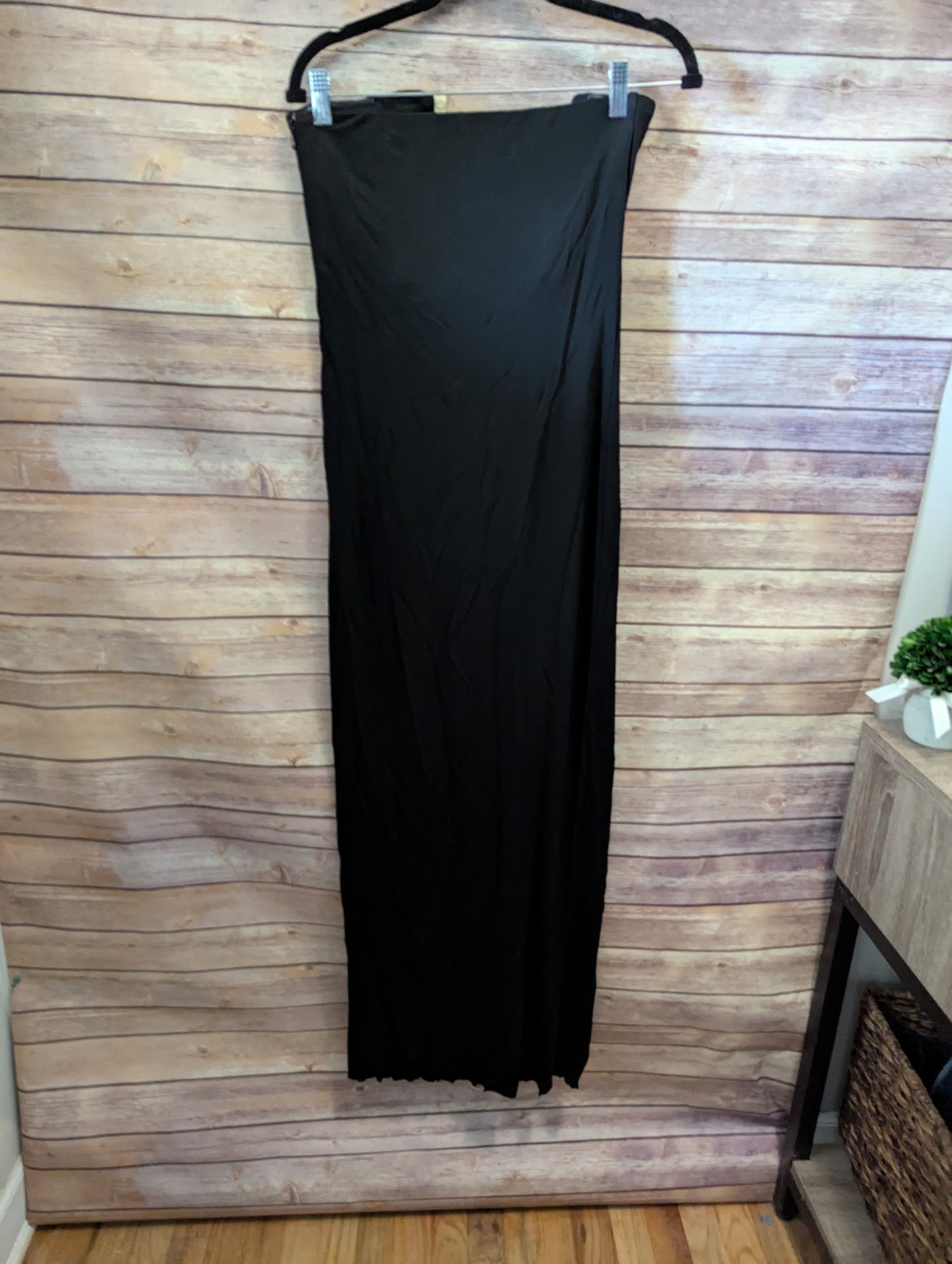 NWTs, Abril Black and Gold Strapless Dress From Bloomingdales Sz 4. #97