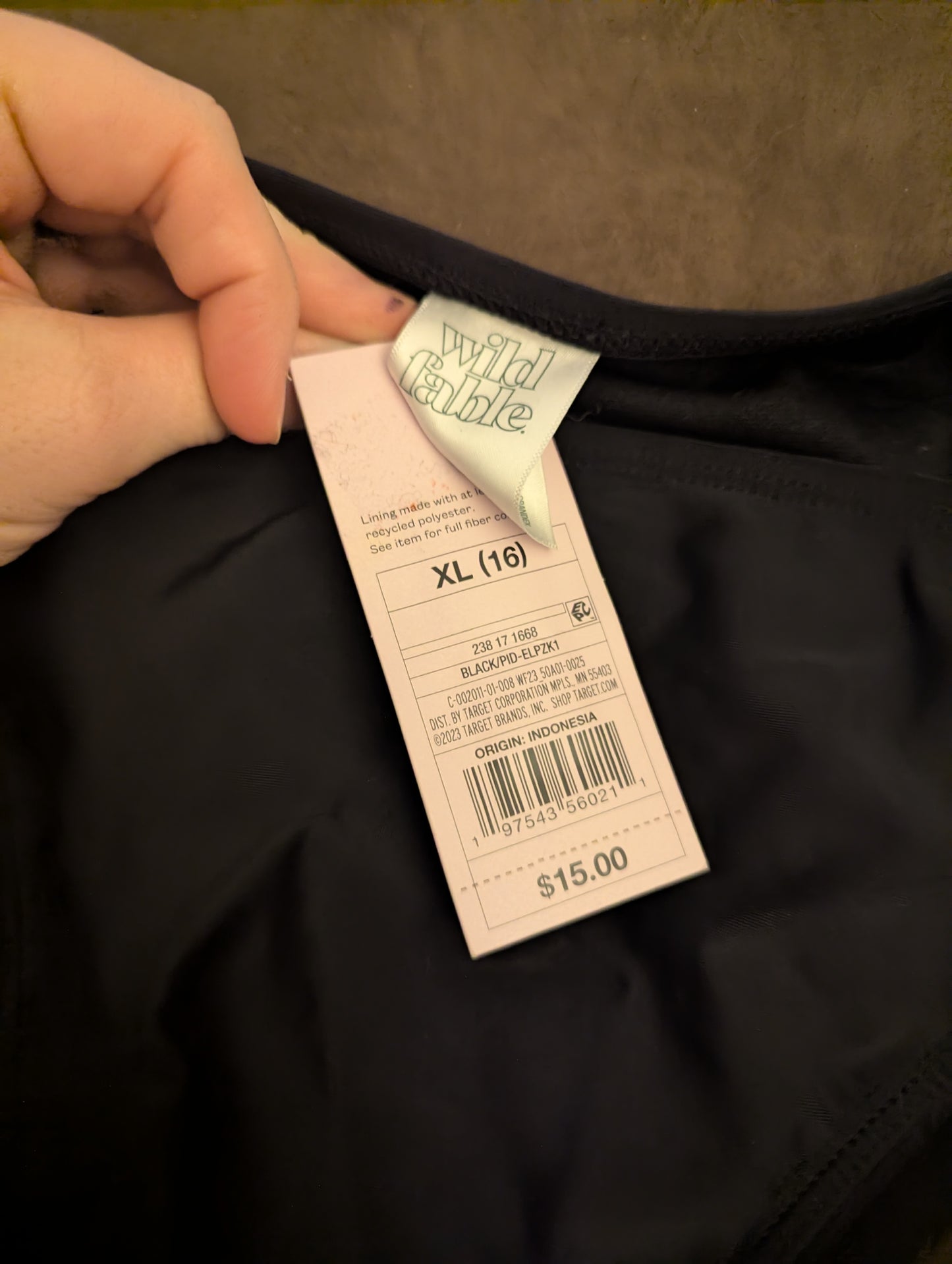 NWTs, Low-Rise High Leg Ultra Cheeky Bottom, Wild Fable. Sz XL #A71