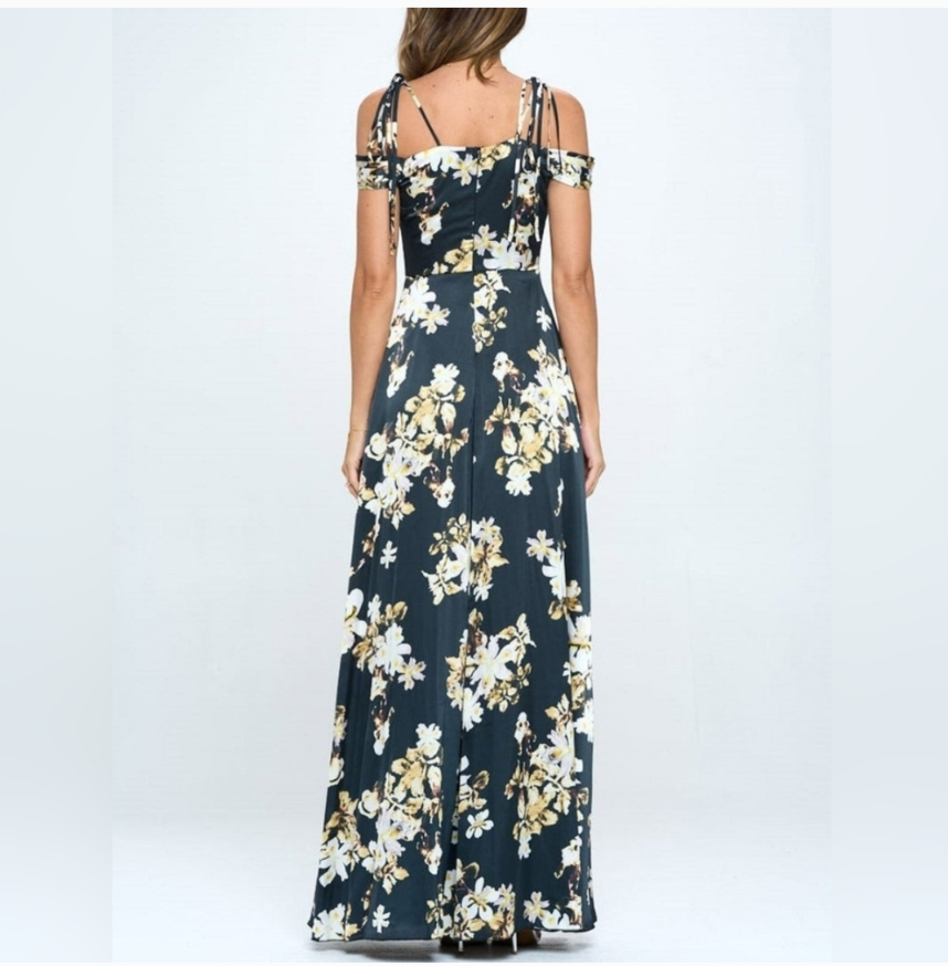 Blue Floral Maxi - Scarlett's Riverside Boutique 