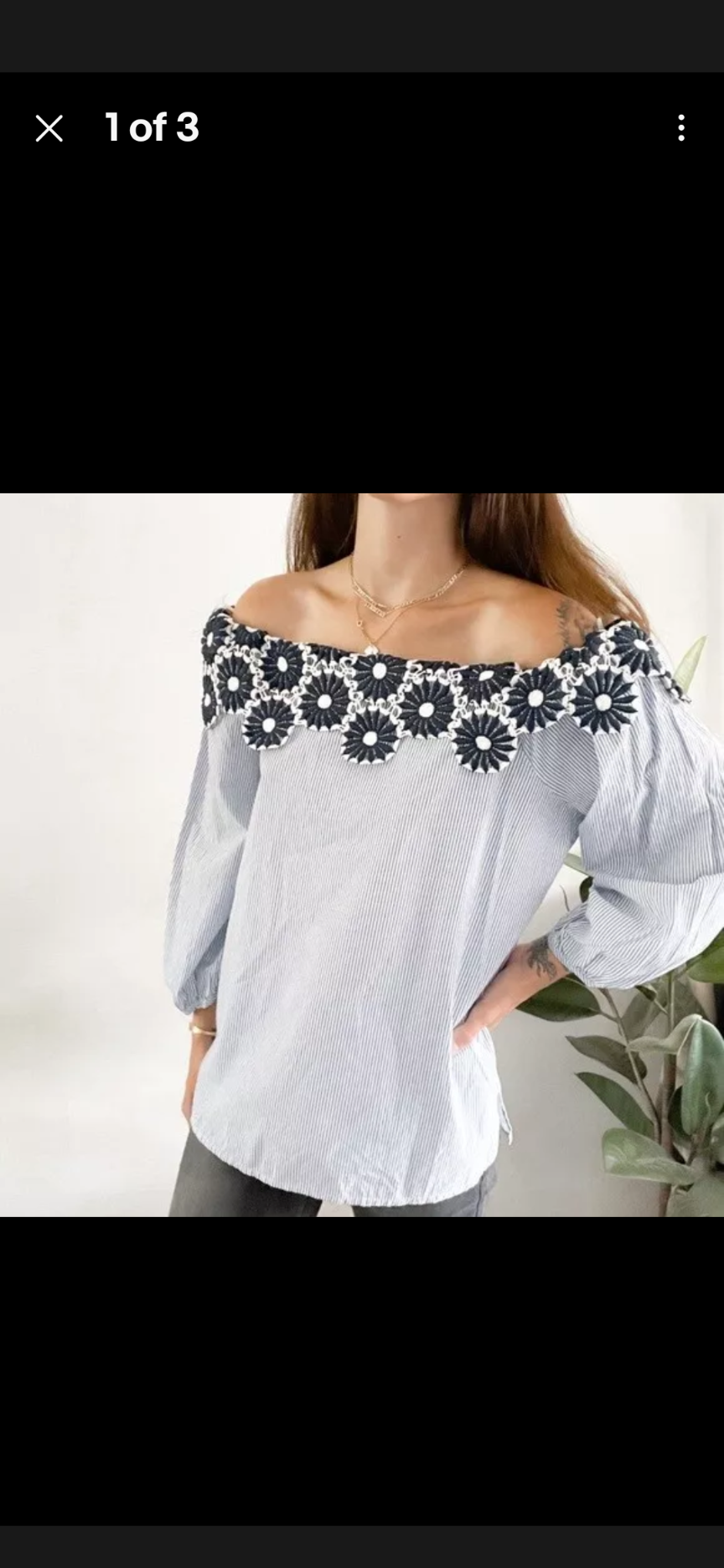 Loft floral off shoulder blouse. Size M. RS 29 - Scarlett's Riverside Boutique 