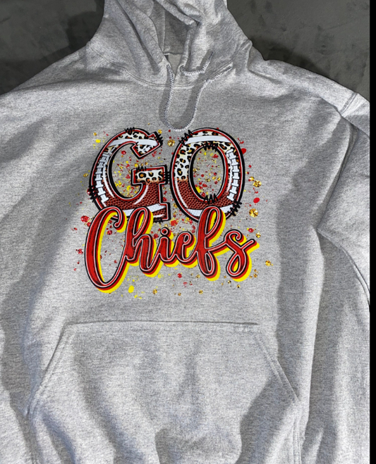 KC Chiefs football hoodie