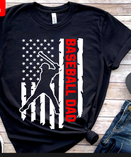 Baseball dad Tshirt - Scarlett's Riverside Boutique 