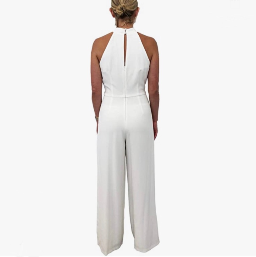 NWTs, Julia Jordan white jumpsuit. Size 14