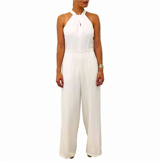 NWTs, Julia Jordan white jumpsuit. Size 14