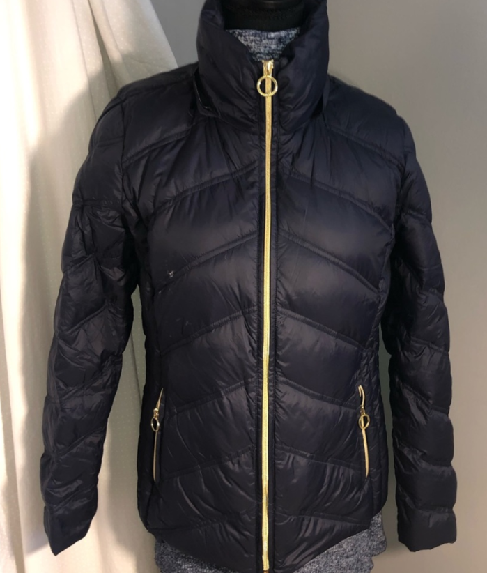 Michael Kors black puffer coat size XS