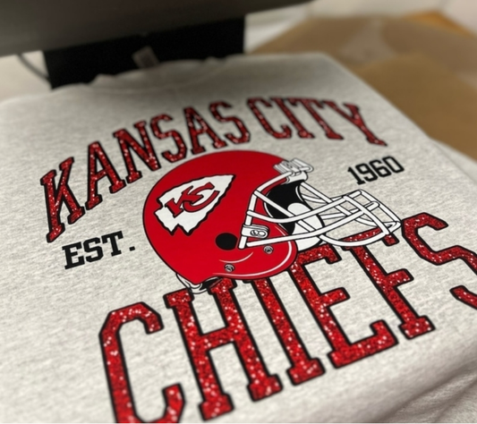 Real glitter KC sweatshirt